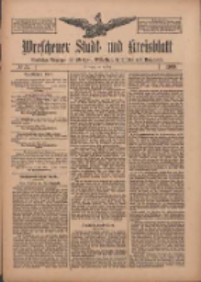 Wreschener Stadt und Kreisblatt: amtlicher Anzeiger für Wreschen, Miloslaw, Strzalkowo und Umgegend 1909.05.15 Nr57