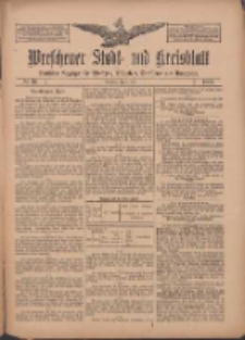 Wreschener Stadt und Kreisblatt: amtlicher Anzeiger f&uuml;r Wreschen, Miloslaw, Strzalkowo und Umgegend 1909.07.06 Nr78