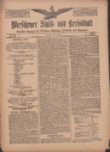 Wreschener Stadt und Kreisblatt: amtlicher Anzeiger für Wreschen, Miloslaw, Strzalkowo und Umgegend 1909.07.13 Nr81