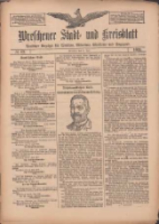 Wreschener Stadt und Kreisblatt: amtlicher Anzeiger f&uuml;r Wreschen, Miloslaw, Strzalkowo und Umgegend 1909.07.17 Nr83