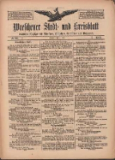 Wreschener Stadt und Kreisblatt: amtlicher Anzeiger f&uuml;r Wreschen, Miloslaw, Strzalkowo und Umgegend 1909.07.24 Nr86