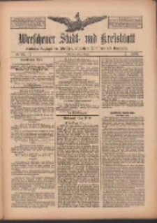 Wreschener Stadt und Kreisblatt: amtlicher Anzeiger für Wreschen, Miloslaw, Strzalkowo und Umgegend 1909.08.07 Nr92