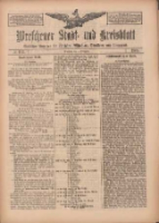 Wreschener Stadt und Kreisblatt: amtlicher Anzeiger f&uuml;r Wreschen, Miloslaw, Strzalkowo und Umgegend 1909.09.04 Nr104