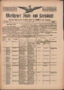 Wreschener Stadt und Kreisblatt: amtlicher Anzeiger für Wreschen, Miloslaw, Strzalkowo und Umgegend 1909.10.07 Nr118