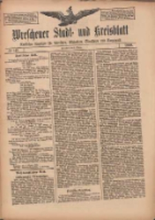 Wreschener Stadt und Kreisblatt: amtlicher Anzeiger für Wreschen, Miloslaw, Strzalkowo und Umgegend 1909.10.09 Nr119