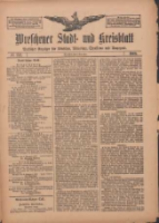 Wreschener Stadt und Kreisblatt: amtlicher Anzeiger f&uuml;r Wreschen, Miloslaw, Strzalkowo und Umgegend 1909.11.06 Nr132
