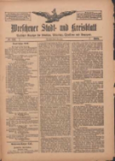 Wreschener Stadt und Kreisblatt: amtlicher Anzeiger für Wreschen, Miloslaw, Strzalkowo und Umgegend 1909.11.06 Nr132