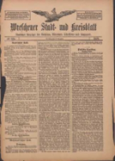 Wreschener Stadt und Kreisblatt: amtlicher Anzeiger für Wreschen, Miloslaw, Strzalkowo und Umgegend 1909.11.13 Nr135