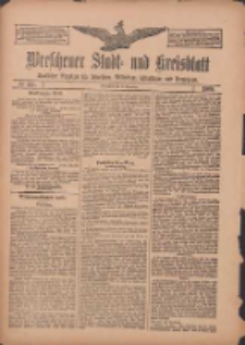 Wreschener Stadt und Kreisblatt: amtlicher Anzeiger f&uuml;r Wreschen, Miloslaw, Strzalkowo und Umgegend 1909.11.18 Nr137