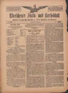 Wreschener Stadt und Kreisblatt: amtlicher Anzeiger für Wreschen, Miloslaw, Strzalkowo und Umgegend 1909.11.23 Nr139