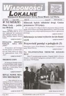 Wiadomości Lokalne 2011 R.11 Nr2(143)