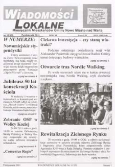 Wiadomości Lokalne 2011 R.11 Nr10(151)