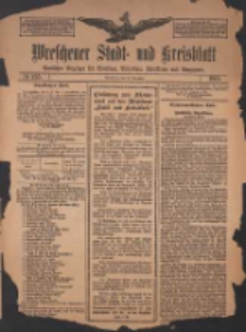 Wreschener Stadt und Kreisblatt: amtlicher Anzeiger f&uuml;r Wreschen, Miloslaw, Strzalkowo und Umgegend 1909.12.30 Nr155