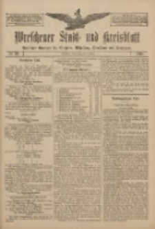 Wreschener Stadt und Kreisblatt: amtlicher Anzeiger f&uuml;r Wreschen, Miloslaw, Strzalkowo und Umgegend 1911.01.05 Nr2