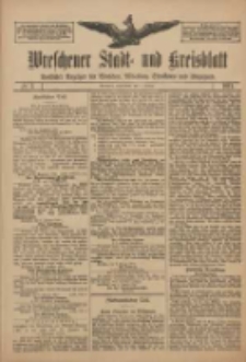 Wreschener Stadt und Kreisblatt: amtlicher Anzeiger f&uuml;r Wreschen, Miloslaw, Strzalkowo und Umgegend 1911.01.07 Nr3