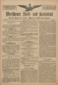 Wreschener Stadt und Kreisblatt: amtlicher Anzeiger f&uuml;r Wreschen, Miloslaw, Strzalkowo und Umgegend 1911.01.10 Nr4
