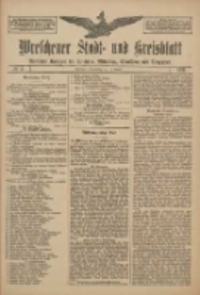 Wreschener Stadt und Kreisblatt: amtlicher Anzeiger f&uuml;r Wreschen, Miloslaw, Strzalkowo und Umgegend 1911.01.12 Nr5