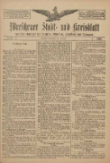 Wreschener Stadt und Kreisblatt: amtlicher Anzeiger f&uuml;r Wreschen, Miloslaw, Strzalkowo und Umgegend 1911.01.14 Nr6