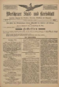 Wreschener Stadt und Kreisblatt: amtlicher Anzeiger f&uuml;r Wreschen, Miloslaw, Strzalkowo und Umgegend 1911.01.17 Nr7