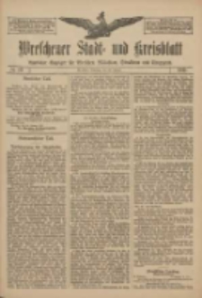 Wreschener Stadt und Kreisblatt: amtlicher Anzeiger f&uuml;r Wreschen, Miloslaw, Strzalkowo und Umgegend 1911.01.24 Nr10