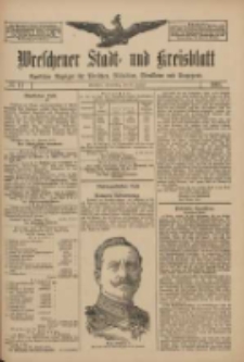 Wreschener Stadt und Kreisblatt: amtlicher Anzeiger f&uuml;r Wreschen, Miloslaw, Strzalkowo und Umgegend 1911.01.26 Nr11