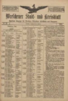 Wreschener Stadt und Kreisblatt: amtlicher Anzeiger f&uuml;r Wreschen, Miloslaw, Strzalkowo und Umgegend 1911.02.28 Nr25