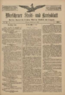 Wreschener Stadt und Kreisblatt: amtlicher Anzeiger f&uuml;r Wreschen, Miloslaw, Strzalkowo und Umgegend 1911.03.21 Nr34