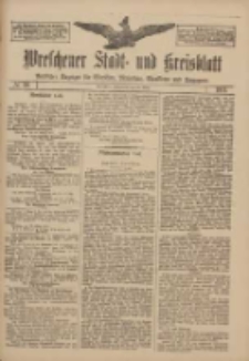 Wreschener Stadt und Kreisblatt: amtlicher Anzeiger f&uuml;r Wreschen, Miloslaw, Strzalkowo und Umgegend 1911.03.25 Nr36