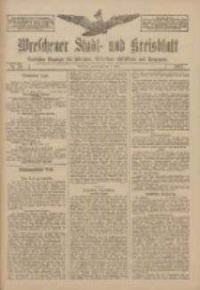 Wreschener Stadt und Kreisblatt: amtlicher Anzeiger f&uuml;r Wreschen, Miloslaw, Strzalkowo und Umgegend 1911.04.01 Nr39