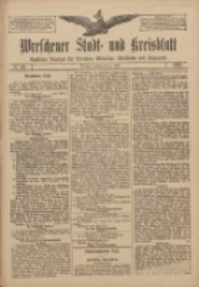 Wreschener Stadt und Kreisblatt: amtlicher Anzeiger f&uuml;r Wreschen, Miloslaw, Strzalkowo und Umgegend 1911.04.11 Nr44