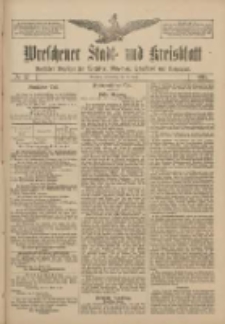 Wreschener Stadt und Kreisblatt: amtlicher Anzeiger f&uuml;r Wreschen, Miloslaw, Strzalkowo und Umgegend 1911.04.20 Nr47
