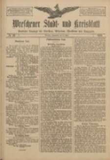 Wreschener Stadt und Kreisblatt: amtlicher Anzeiger f&uuml;r Wreschen, Miloslaw, Strzalkowo und Umgegend 1911.04.22 Nr48