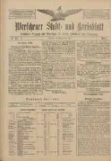 Wreschener Stadt und Kreisblatt: amtlicher Anzeiger f&uuml;r Wreschen, Miloslaw, Strzalkowo und Umgegend 1911.04.25 Nr49