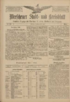 Wreschener Stadt und Kreisblatt: amtlicher Anzeiger für Wreschen, Miloslaw, Strzalkowo und Umgegend 1911.04.25 Nr49