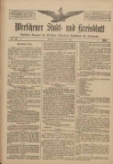 Wreschener Stadt und Kreisblatt: amtlicher Anzeiger f&uuml;r Wreschen, Miloslaw, Strzalkowo und Umgegend 1911.04.29 Nr51