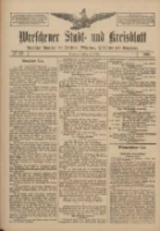 Wreschener Stadt und Kreisblatt: amtlicher Anzeiger f&uuml;r Wreschen, Miloslaw, Strzalkowo und Umgegend 1911.05.09 Nr55