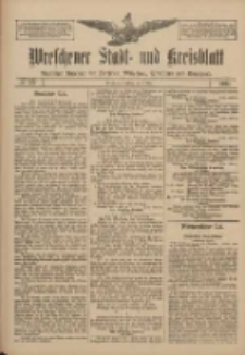 Wreschener Stadt und Kreisblatt: amtlicher Anzeiger für Wreschen, Miloslaw, Strzalkowo und Umgegend 1911.05.09 Nr55