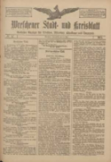 Wreschener Stadt und Kreisblatt: amtlicher Anzeiger für Wreschen, Miloslaw, Strzalkowo und Umgegend 1911.05.13 Nr57