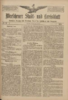 Wreschener Stadt und Kreisblatt: amtlicher Anzeiger f&uuml;r Wreschen, Miloslaw, Strzalkowo und Umgegend 1911.05..23 Nr61