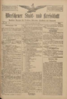 Wreschener Stadt und Kreisblatt: amtlicher Anzeiger f&uuml;r Wreschen, Miloslaw, Strzalkowo und Umgegend 1911.06.08 Nr67