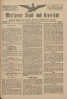 Wreschener Stadt und Kreisblatt: amtlicher Anzeiger f&uuml;r Wreschen, Miloslaw, Strzalkowo und Umgegend 1911.06.10 Nr68