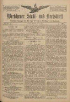 Wreschener Stadt und Kreisblatt: amtlicher Anzeiger f&uuml;r Wreschen, Miloslaw, Strzalkowo und Umgegend 1911.06.15 Nr70
