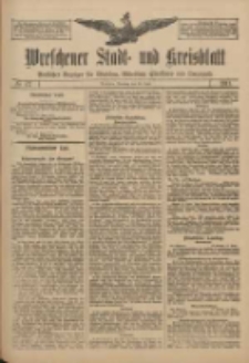 Wreschener Stadt und Kreisblatt: amtlicher Anzeiger f&uuml;r Wreschen, Miloslaw, Strzalkowo und Umgegend 1911.06.20 Nr72