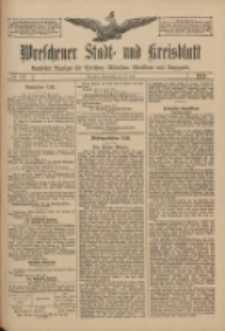 Wreschener Stadt und Kreisblatt: amtlicher Anzeiger f&uuml;r Wreschen, Miloslaw, Strzalkowo und Umgegend 1911.06.22 Nr73