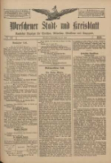 Wreschener Stadt und Kreisblatt: amtlicher Anzeiger für Wreschen, Miloslaw, Strzalkowo und Umgegend 1911.06.22 Nr73