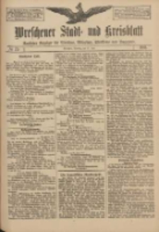 Wreschener Stadt und Kreisblatt: amtlicher Anzeiger f&uuml;r Wreschen, Miloslaw, Strzalkowo und Umgegend 1911.06.27 Nr75