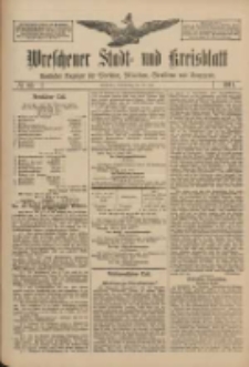 Wreschener Stadt und Kreisblatt: amtlicher Anzeiger f&uuml;r Wreschen, Miloslaw, Strzalkowo und Umgegend 1911.07.20 Nr85