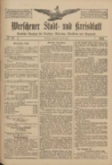 Wreschener Stadt und Kreisblatt: amtlicher Anzeiger für Wreschen, Miloslaw, Strzalkowo und Umgegend 1911.07.22 Nr86