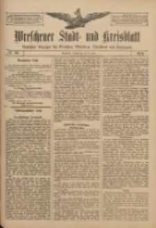 Wreschener Stadt und Kreisblatt: amtlicher Anzeiger f&uuml;r Wreschen, Miloslaw, Strzalkowo und Umgegend 1911.07.27 Nr88