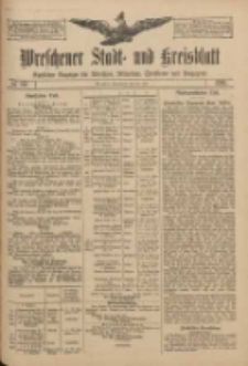 Wreschener Stadt und Kreisblatt: amtlicher Anzeiger f&uuml;r Wreschen, Miloslaw, Strzalkowo und Umgegend 1911.07.29 Nr89